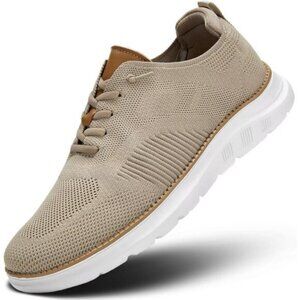 ⚡Men's Z45 Khaki Mesh Casual Walking Business Oxfords Work Lightweight Sneakers
